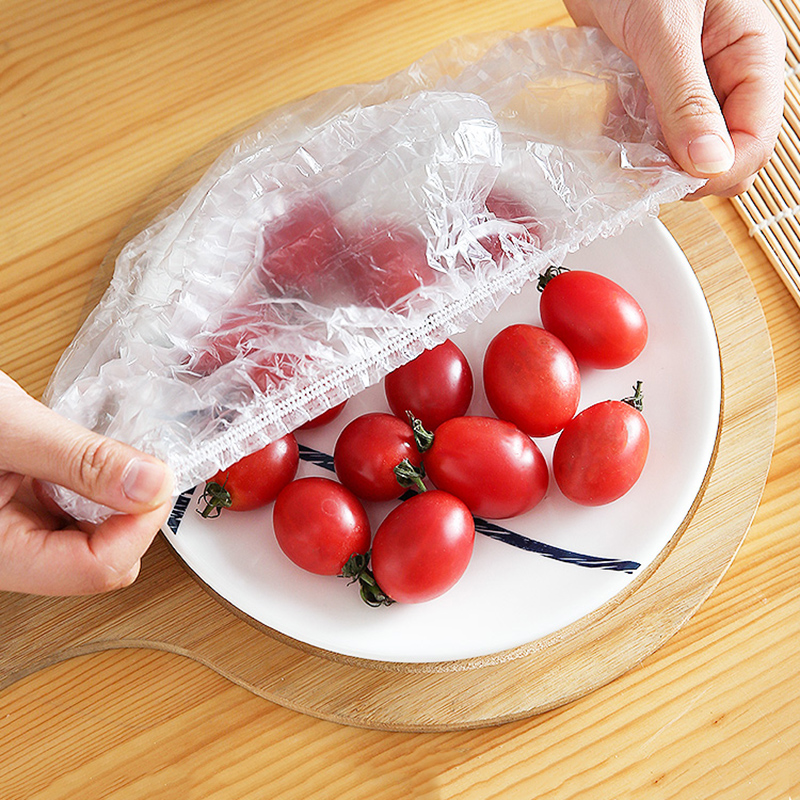 Food Storage Silicone Bags - 使い捨て食品保存カバーバッグボウルプレート皿シャワーキャップ再利用可能な食品保存弾性鮮度保持シリコン蓋