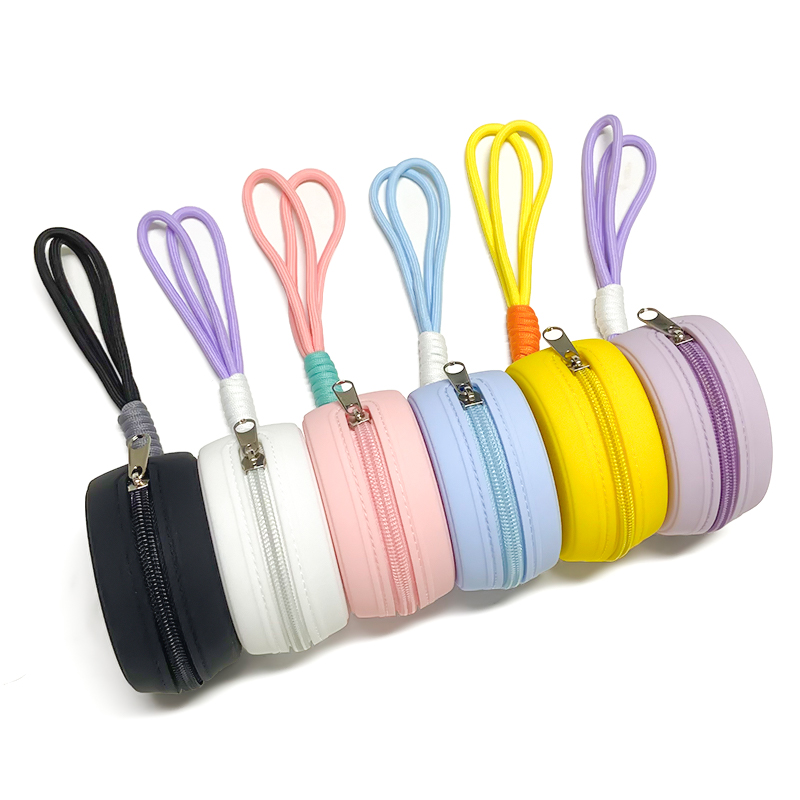 Food Storage Silicone Bags - 1 個の新しいシリコン製収納バッグは持ち運びが簡単です。ベビーフードグレードのペンダント DIY アクセサリー、赤ちゃんのおもちゃギフトです。