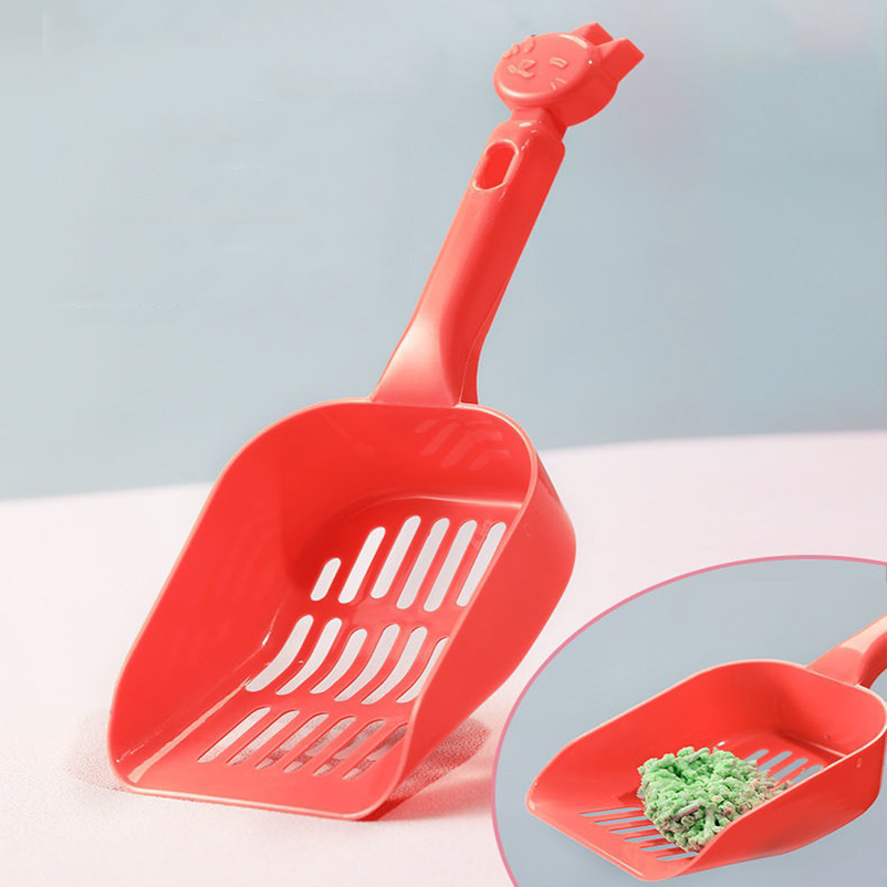 Food Storage With Scoop - 新型高価値猫砂ふるい器 横持ちグリップ設計 耐久性のある猫砂スコップ 猫トイレ掃除用