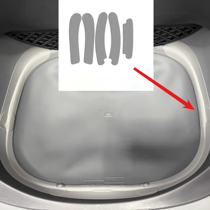 Food Storage With Scoop - 猫トイレ漏れ防止粘着テープ専門漏れ防止ステッカー猫砂ボックス防水ペット用品トイレアクセサリー