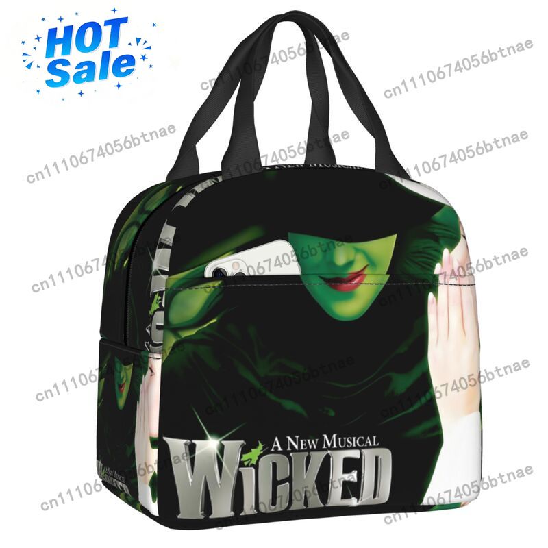 Food Storage Bag - カスタム W-Wickeds マジック断熱ランチバッグ女性用アメリカン再利用可能なランチトート仕事旅行用収納フードボックス