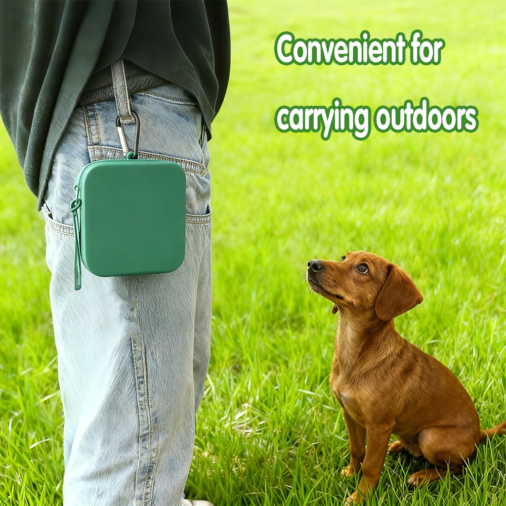 Food Storage Silicone Bags - シリコン製の犬用フードバッグ、多機能大容量収納バッグと持ち上げ用ロープ付き