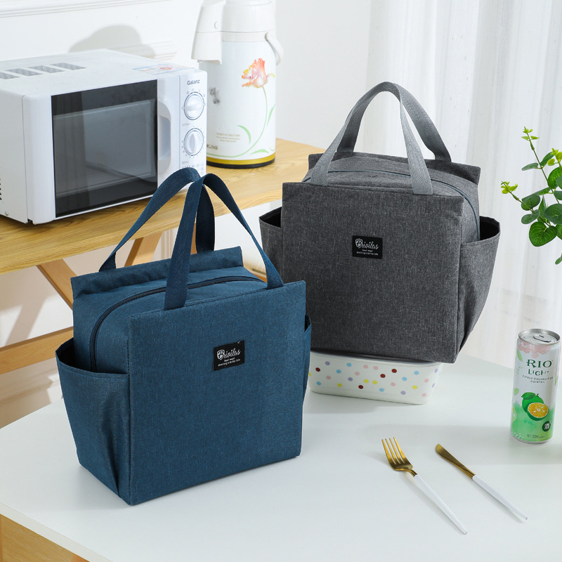 Food Storage Box Large - 温かい料理用の防水断熱ナイロンバッグ,大容量,両面,ポータブル,ランチやピクニック用の収納バッグ