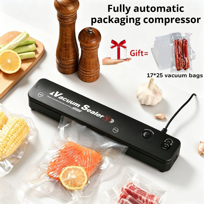 Food Storage Bag - 小型熱収縮袋シーリングマシン - 2in1機器 ポータブル食品包装シーリングマシン プラスチックバッグシーリングマシン