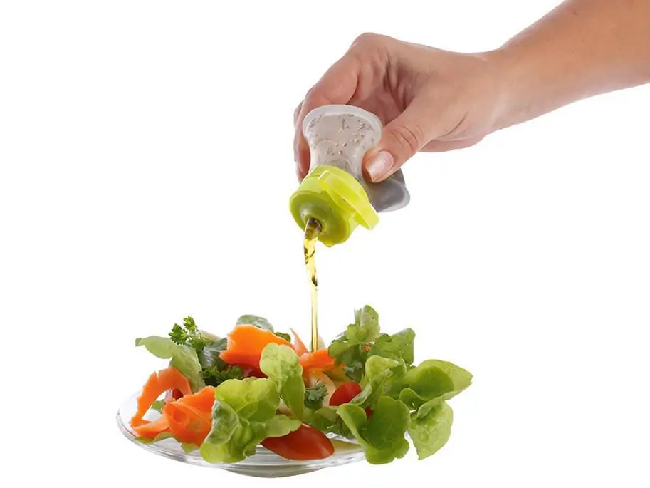 Salad Dressing Bottle - シリコーン醤油ボトルスクイーザサラダポットシンプルなポータブルミニトマトケチャップs