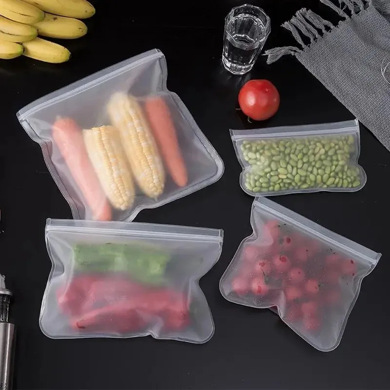 1/2/3/4個入りシリコン製食品保存容器、食品保存バッグ、 - Food Storage Silicone Bags のレビューと価格