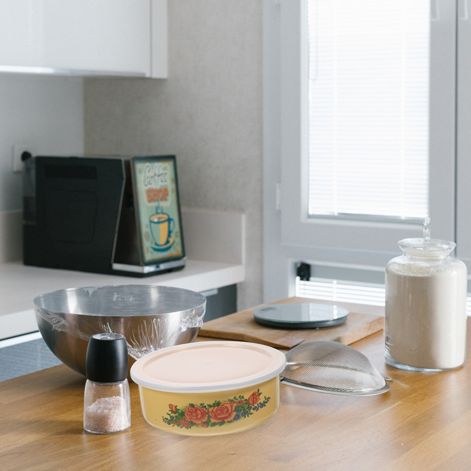 5個入り鮮度保持ボウル（蓋付き） 安全なエナメル製食品容器  - Food Storage For Restaurant のレビューと価格