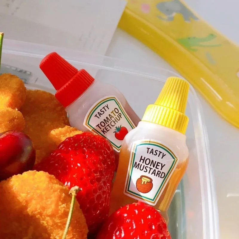 2 ピース/セット 25 ミリリットルミニトマトケチャップボ - Salad Dressing Bottle のレビューと価格