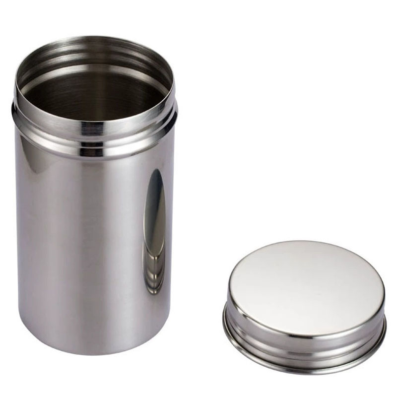 気密容器 ステンレススチールキャニスター 304 食品グレー - Food Storage Small のレビューと価格