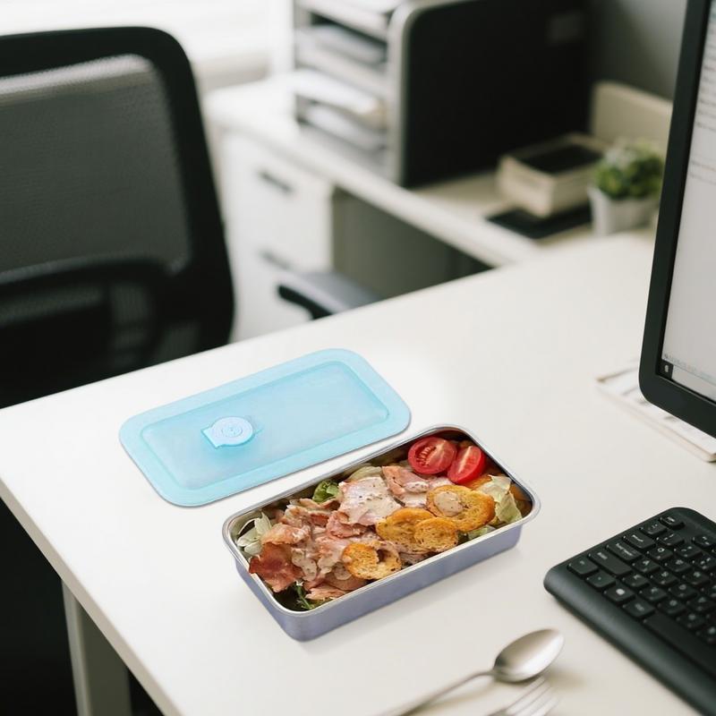 304 ステンレス鋼ランチ弁当箱シングル/ダブルコンパートメ - Food Storage Drawer Organizer のレビューと価格