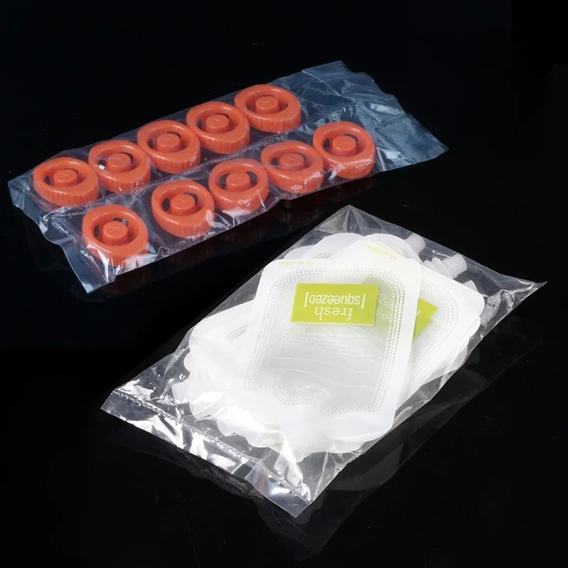 10個のベビーフードとジュースボックスの抗押し出しブラケット - Food Storage Silicone Bags のレビューと価格