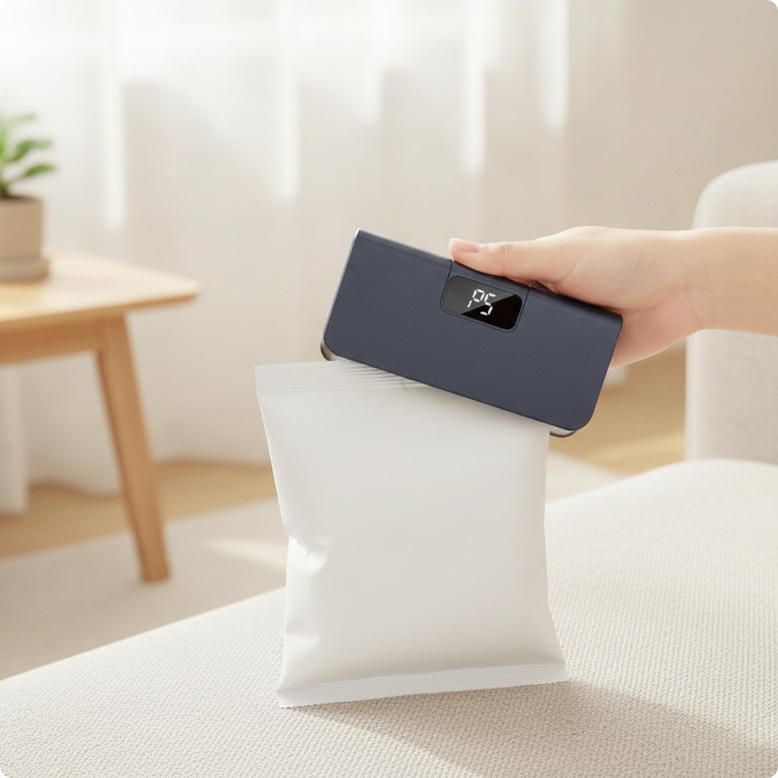 デジタルディスプレイ付きバッグシーラー |   使いやすく、 - Food Storage Bag のレビューと価格
