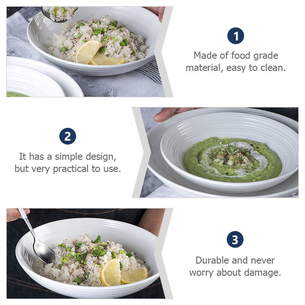セラミック製丸型ディナープレート 食品保存トレイ 高級セラミ - Food Storage For Restaurant のレビューと価格