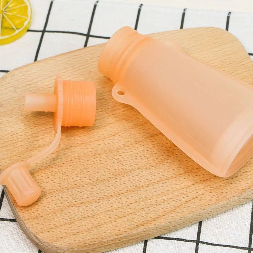 BPAフリー食品パウチ、漏れ防止シール、再利用可能な食品容器 - Food Storage Silicone Bags のレビューと価格
