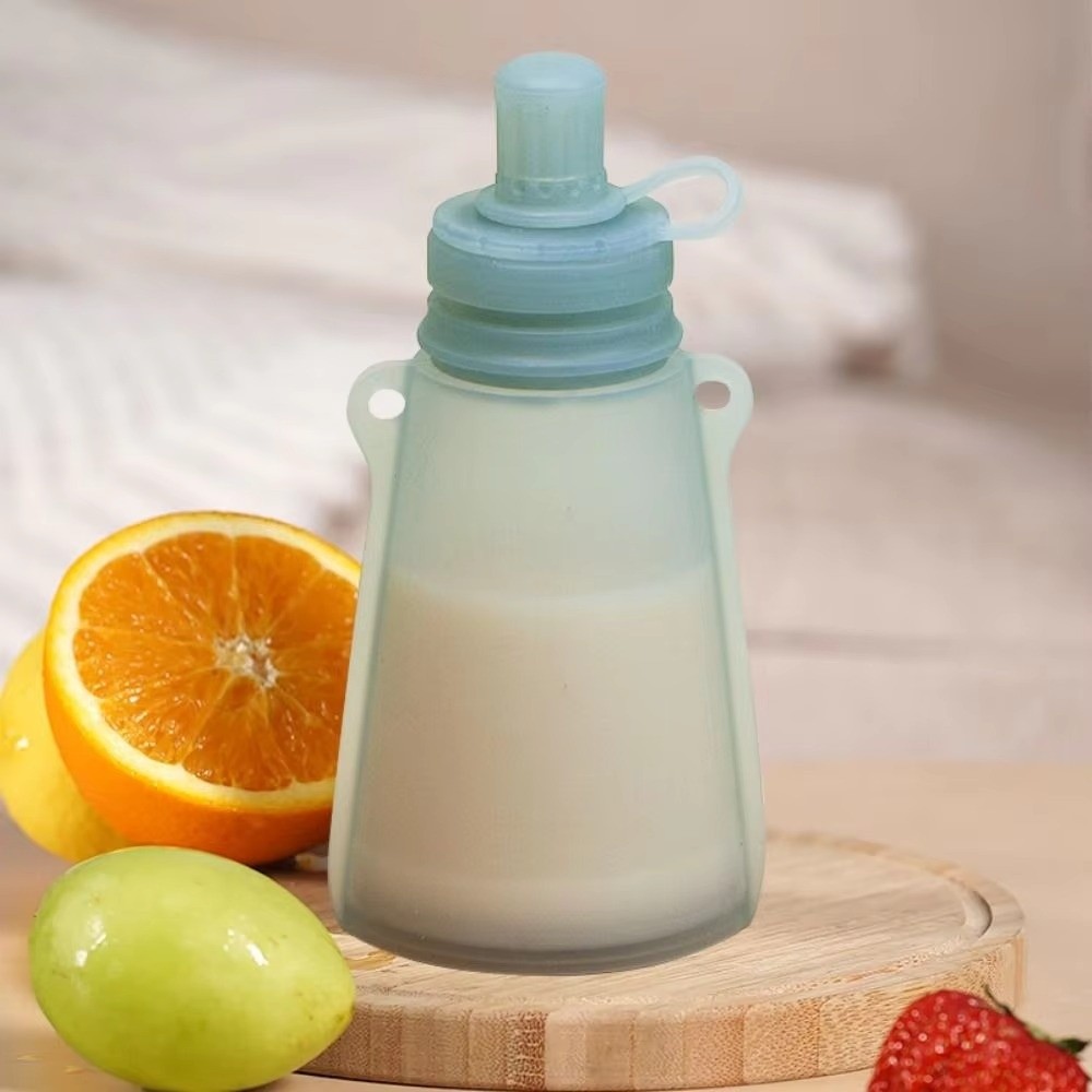 BPAフリー食品パウチ、漏れ防止シール、再利用可能な食品容器 - Food Storage Silicone Bags のレビューと価格