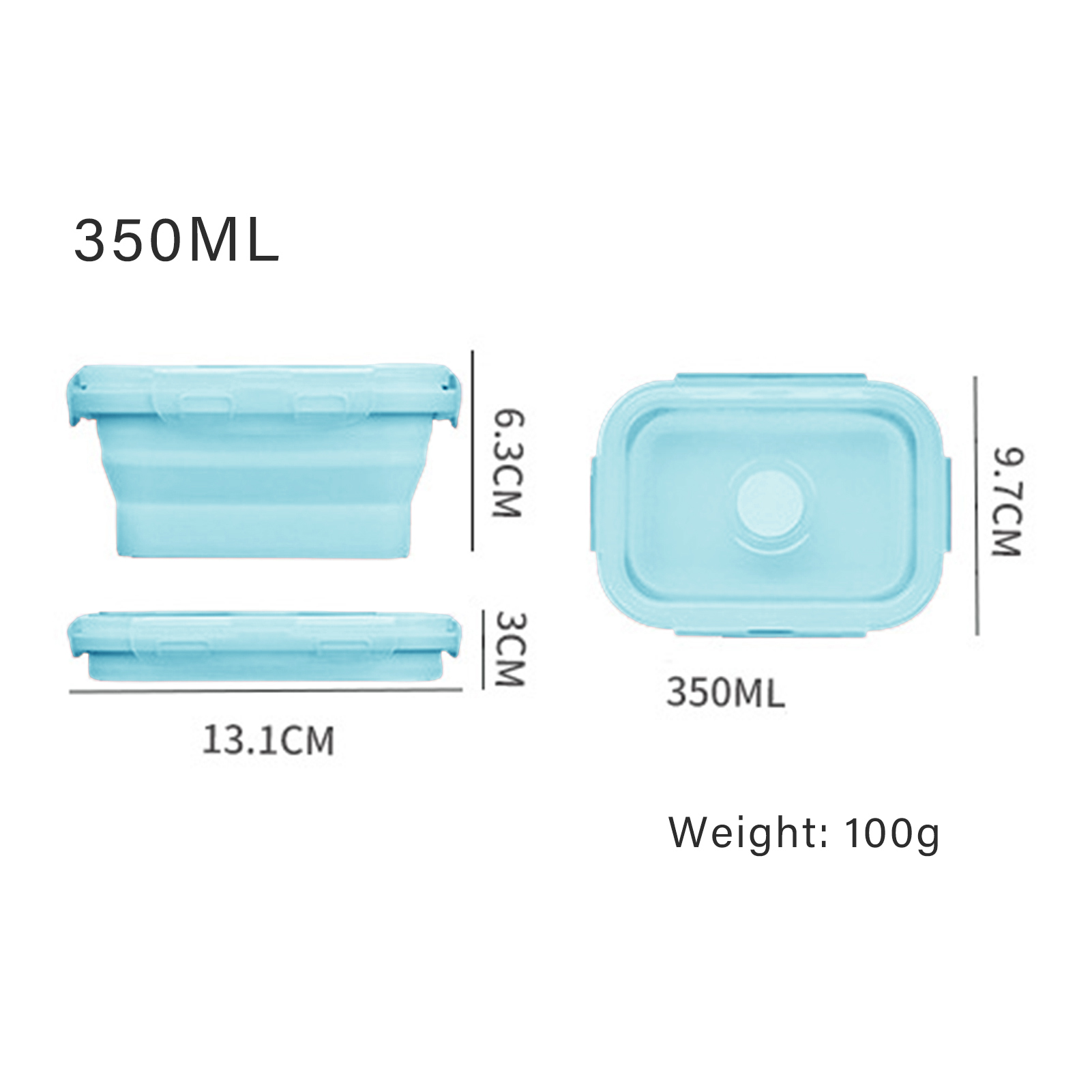 シリコン製ランチボックス 食品グレード 折りたたみ式容器 電 - Food Storage Bowls のレビューと価格
