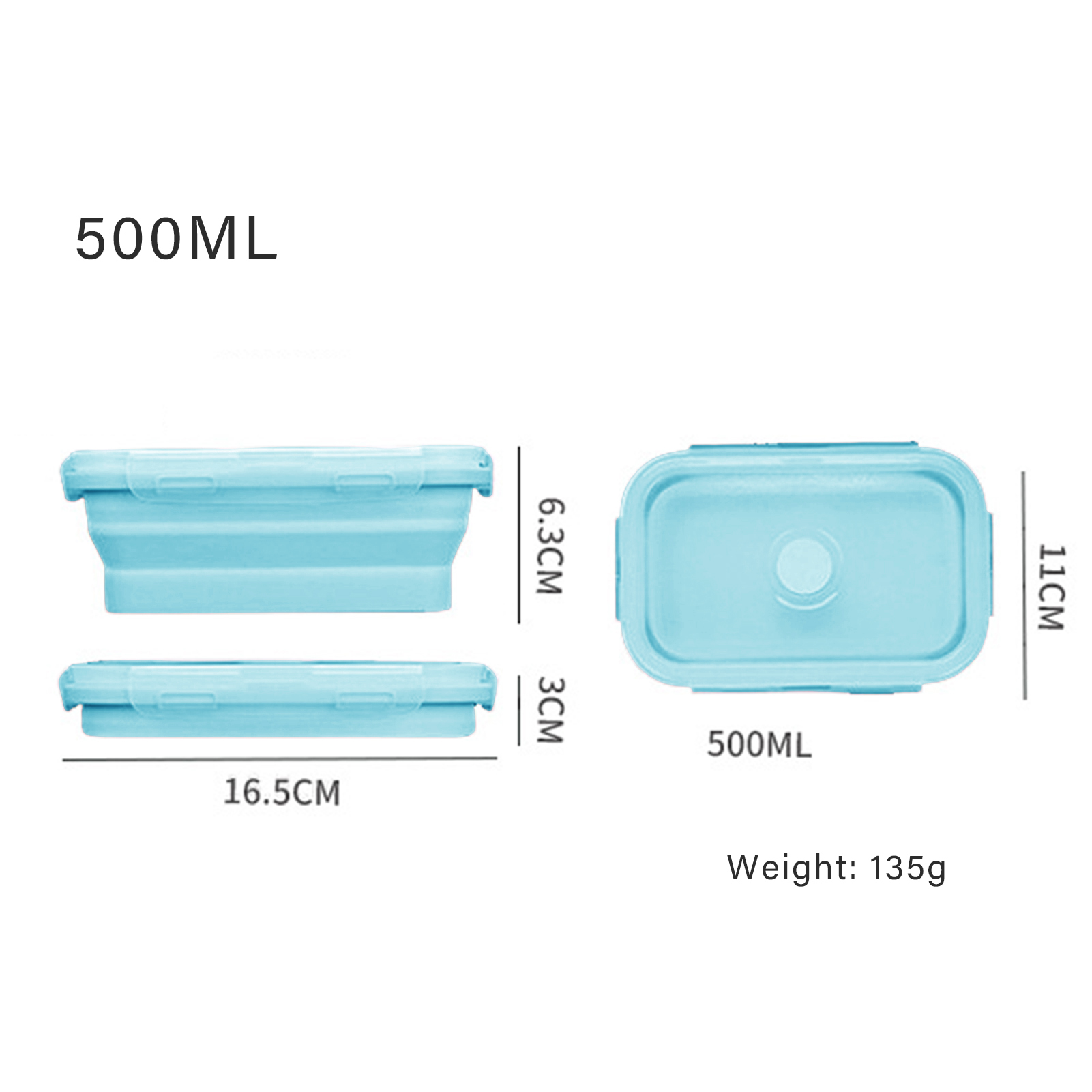 シリコン製ランチボックス 食品グレード 折りたたみ式容器 電 - Food Storage Bowls のレビューと価格