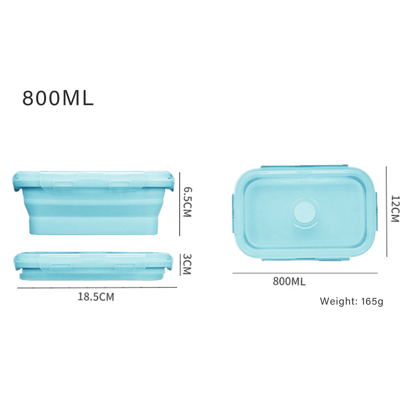 シリコン製ランチボックス 食品グレード 折りたたみ式容器 電 - Food Storage Bowls のレビューと価格