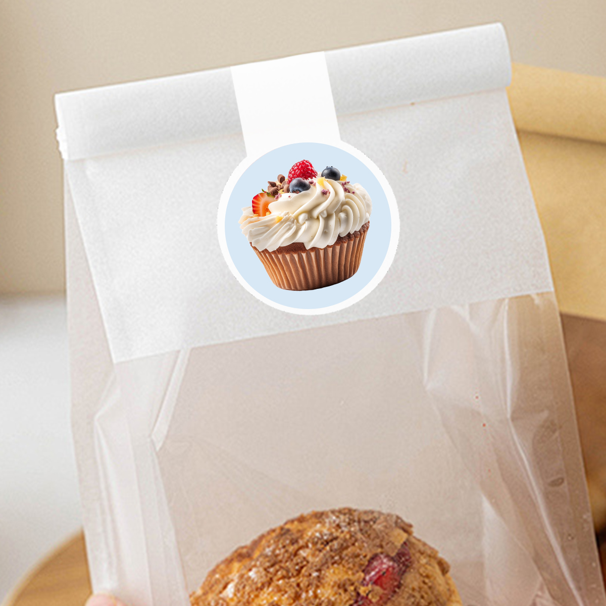 カスタムステッカーラベル、パーソナライズされた写真ステッカー - Food Storage Small のレビューと価格