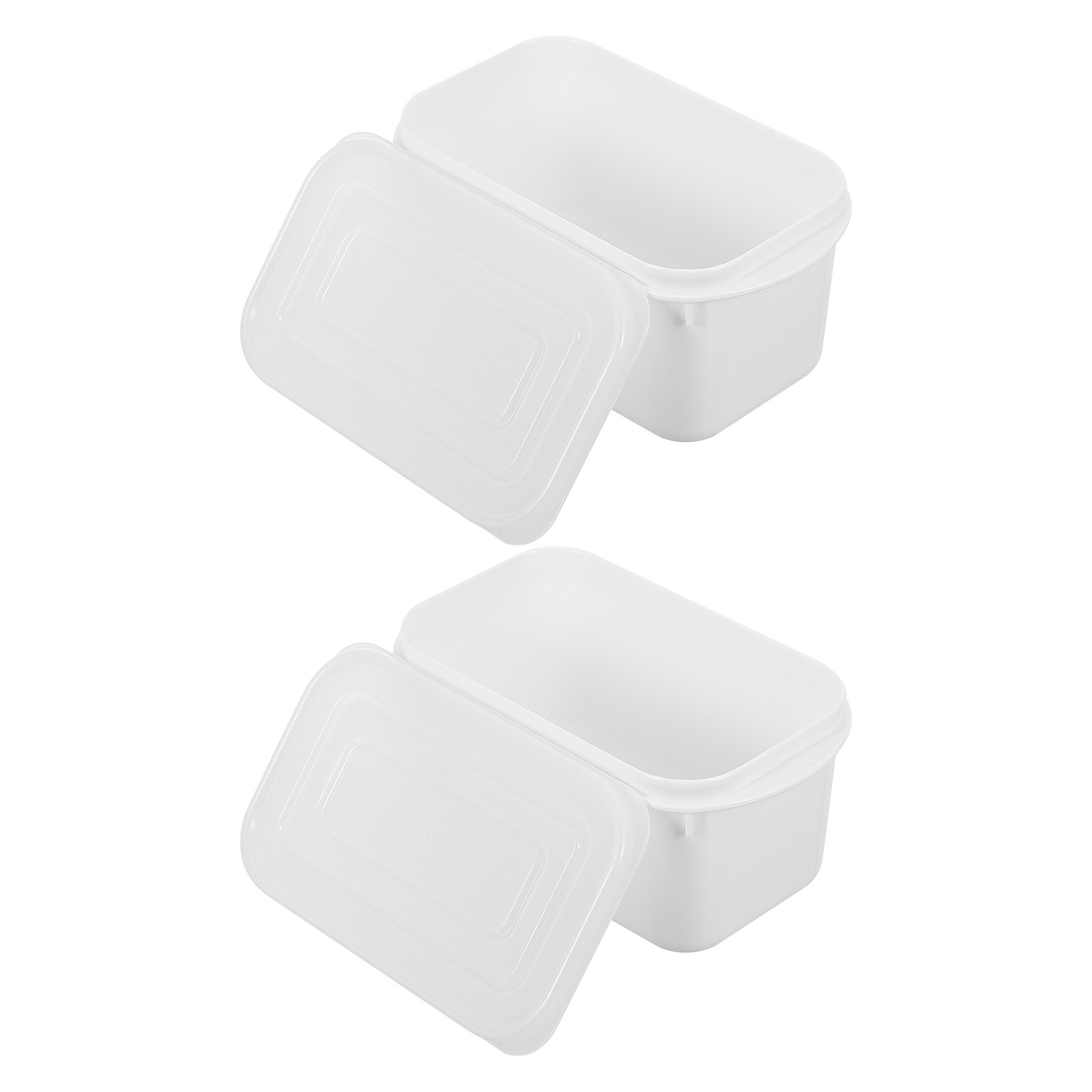 2個入り食品保存ボックス 防塵カバー スムーズな表面 冷蔵庫 - Food Storage For Restaurant のレビューと価格