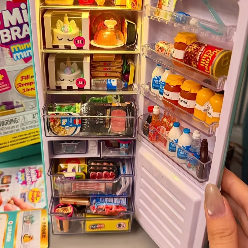 ミニブランドズ フィル・ザ・フリッジ プレイセット、レトロな - Food Storage Small のレビューと価格