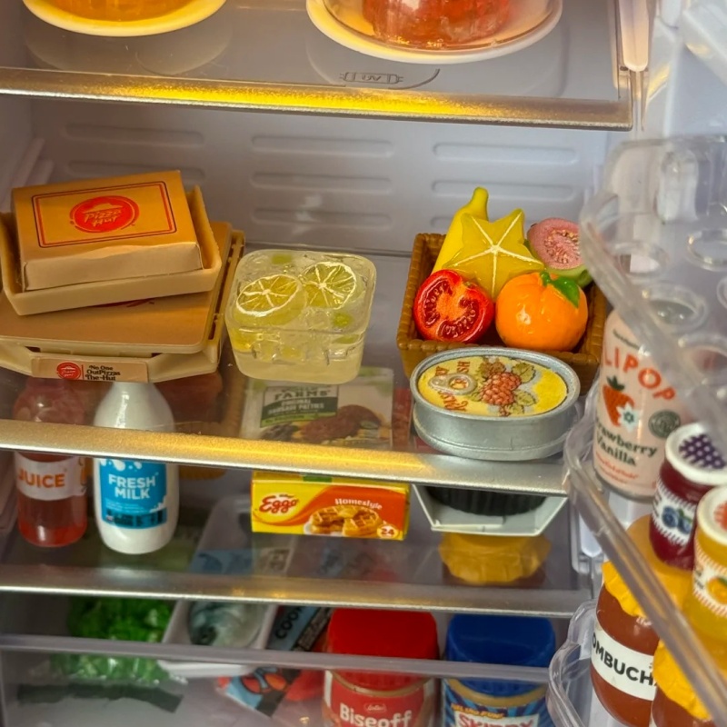 ミニブランドズ フィル・ザ・フリッジ プレイセット、レトロな - Food Storage Small のレビューと価格