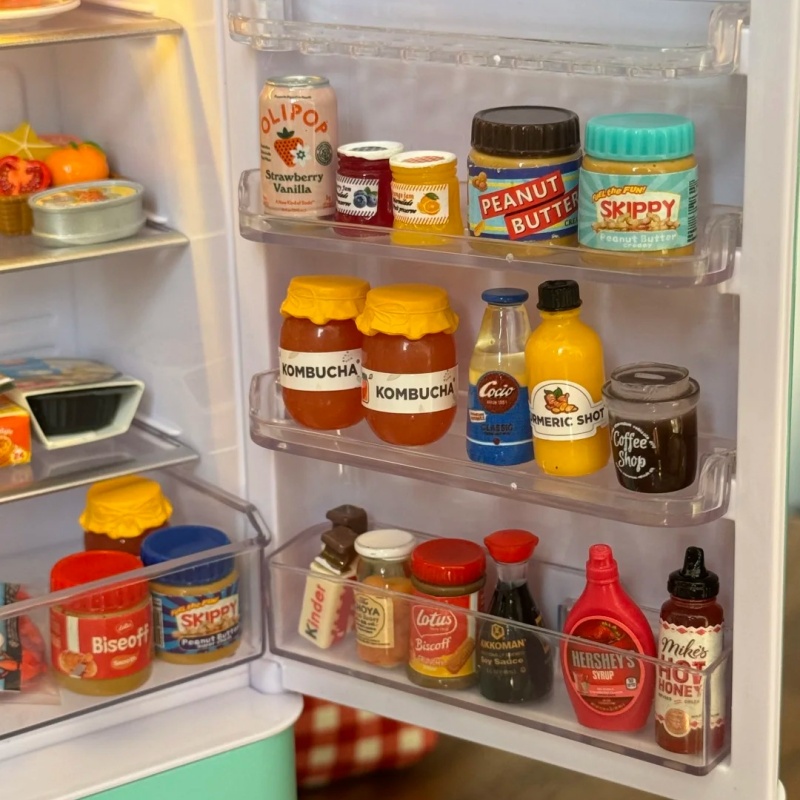 ミニブランドズ フィル・ザ・フリッジ プレイセット、レトロな - Food Storage Small のレビューと価格