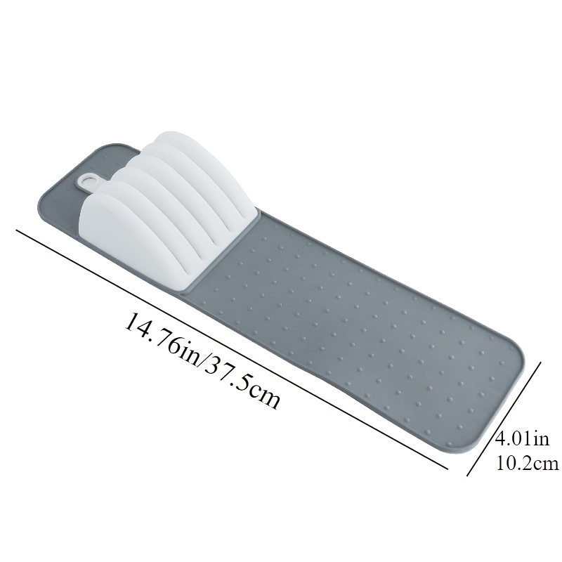 5スロットキッチンシリコンナイフホルダー - 小型ナイフホル - Food Storage Silicone Bags のレビューと価格