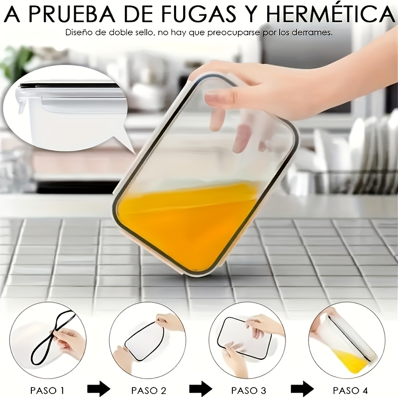 8個セットには、4つの容器と4つの蓋が含まれています。気密食 - Food Storage Drawer Organizer のレビューと価格