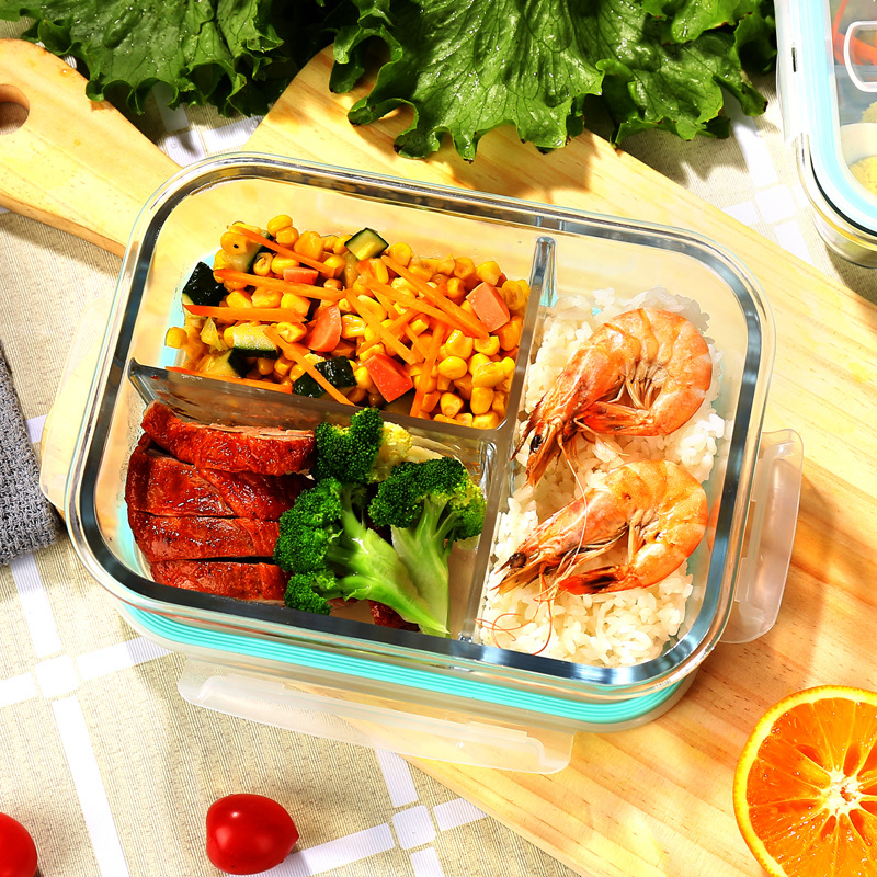 ガラス製鮮度保持容器 高硼珪酸耐熱電子レンジ対応弁当箱 冷蔵 - Food Storage Bowls のレビューと価格