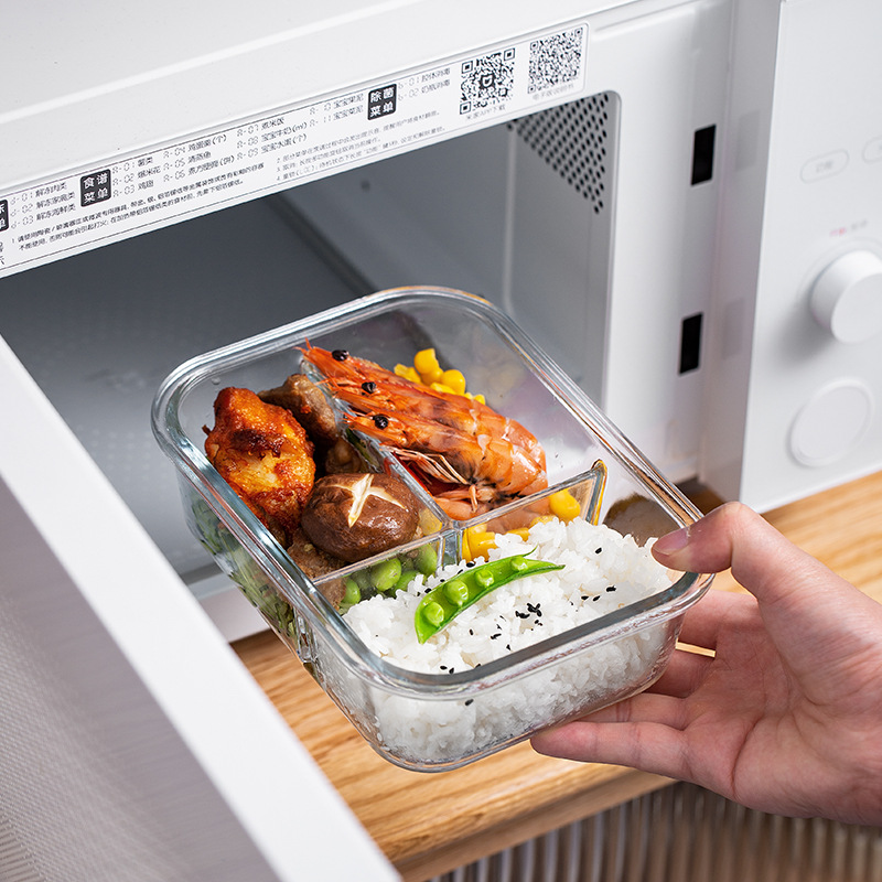 ガラス製鮮度保持容器 高硼珪酸耐熱電子レンジ対応弁当箱 冷蔵 - Food Storage Bowls のレビューと価格