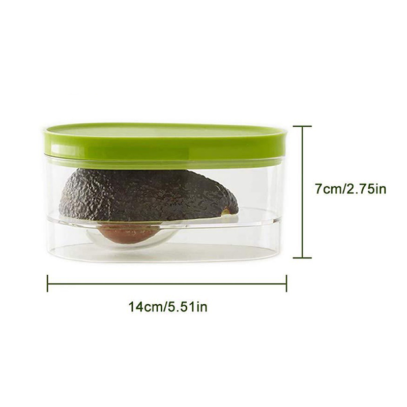 アボカド食品保存ボックス省スペースプラスチックフルーツコンテ - Food Storage Bag のレビューと価格