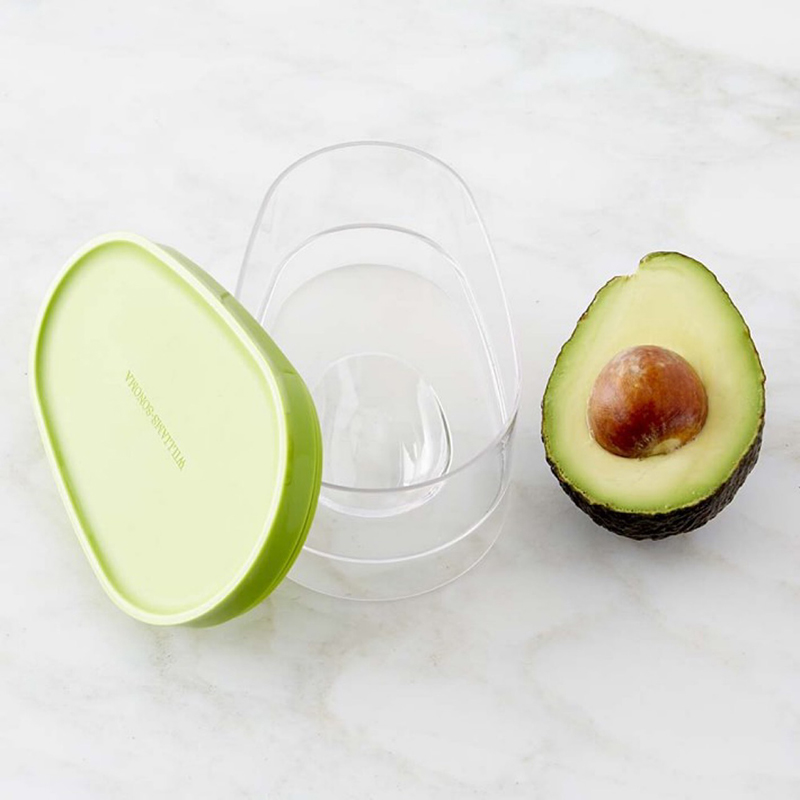 アボカド食品保存ボックス省スペースプラスチックフルーツコンテ - Food Storage Bag のレビューと価格
