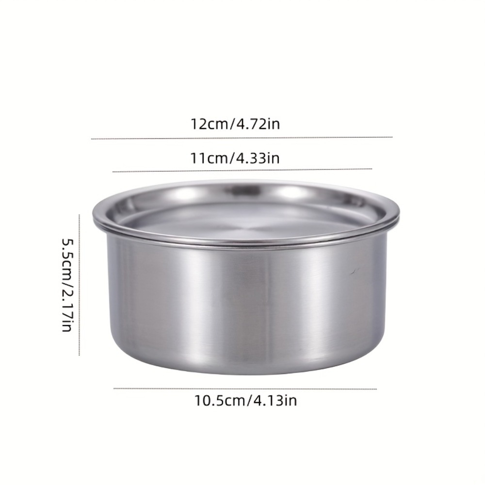 304ステンレス鋼製蓋付きラメキン、蒸し卵、ベビーフードボウ - Food Storage Bowls のレビューと価格