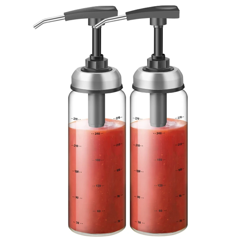 ガラスオイル料理調味料ソースボトル、家庭サラダキッチンプレス - Salad Dressing Bottle のレビューと価格