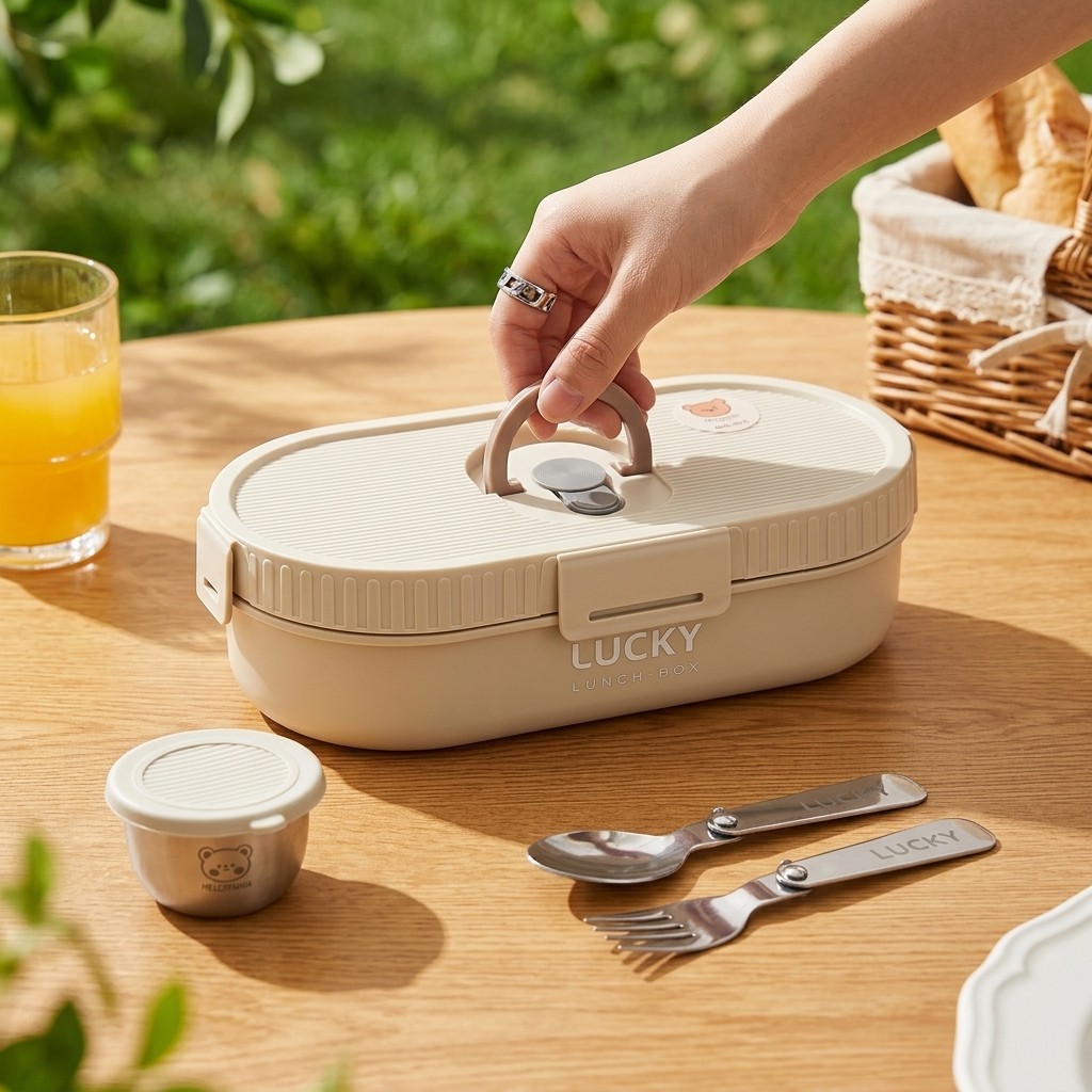 電子レンジ対応 304ステンレス製弁当箱セット 漏れ防止 ポ - Food Storage With Scoop のレビューと価格