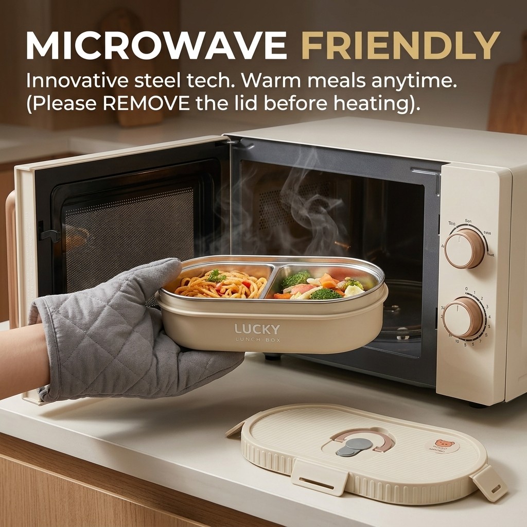 電子レンジ対応 304ステンレス製弁当箱セット 漏れ防止 ポ - Food Storage With Scoop のレビューと価格