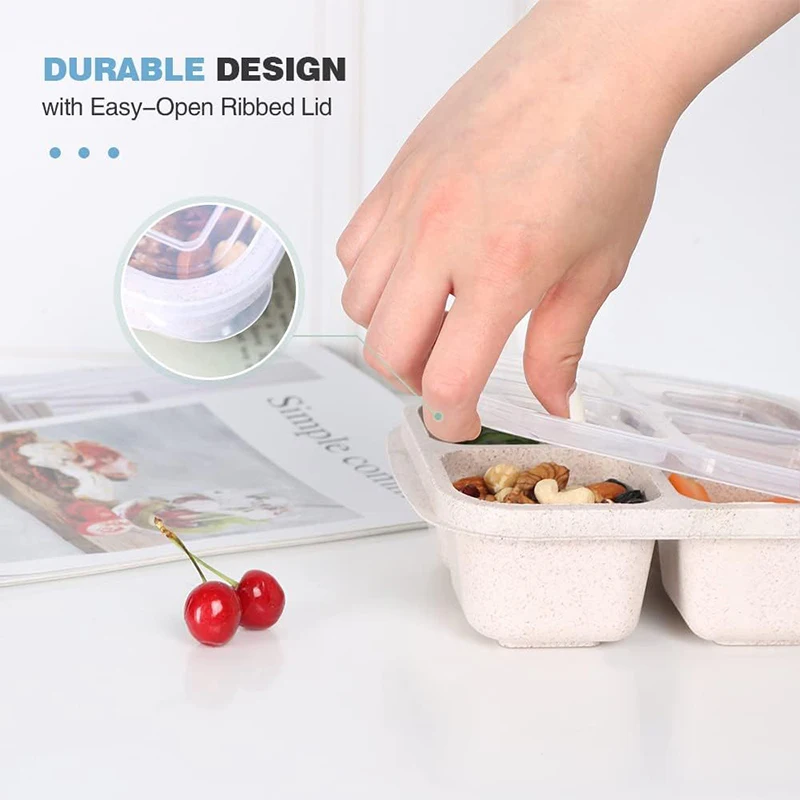 ポータブルコンパートメント食品収納ボックス、冷蔵庫、冷凍庫オ - Food Storage Bowls のレビューと価格
