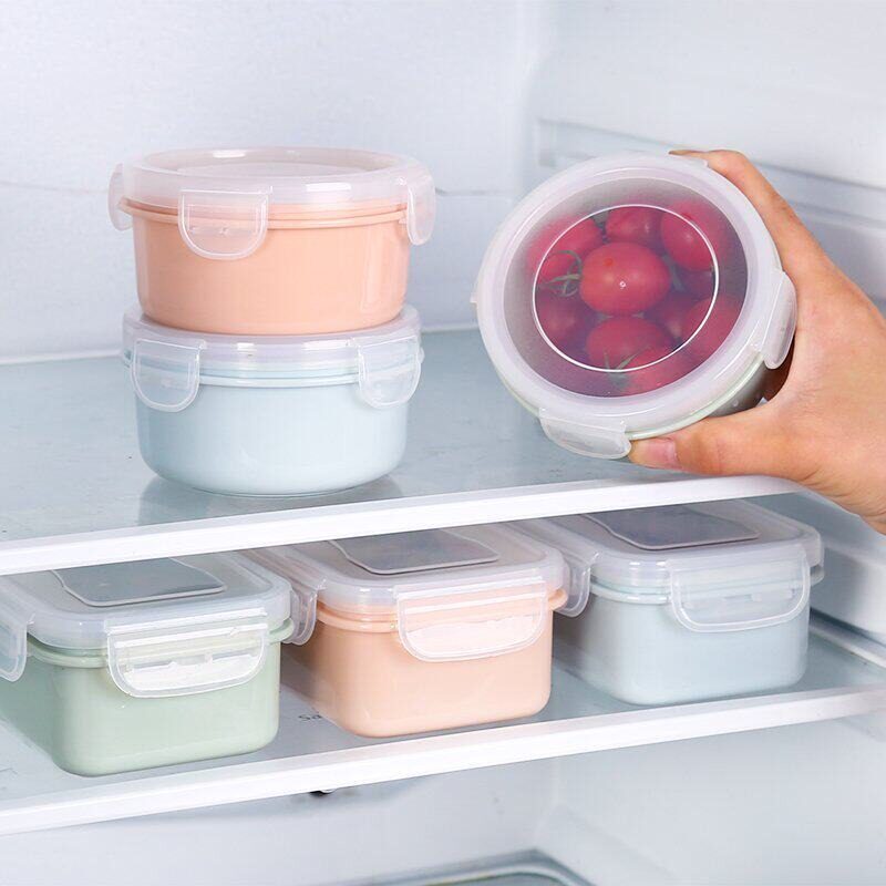 気密食品保存容器 BPAフリー スタッカブル 漏れ防止 ラン - Food Storage Drawer Organizer のレビューと価格