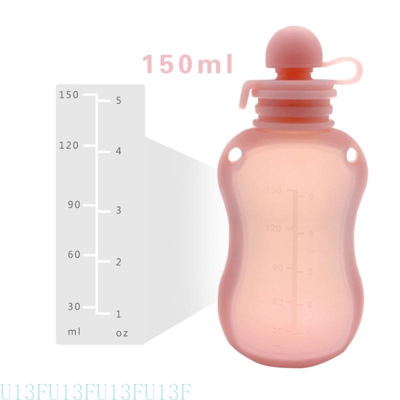 U13F 150ml補充可能なベビーフード収納バッグシリコン - Food Storage Silicone Bags のレビューと価格