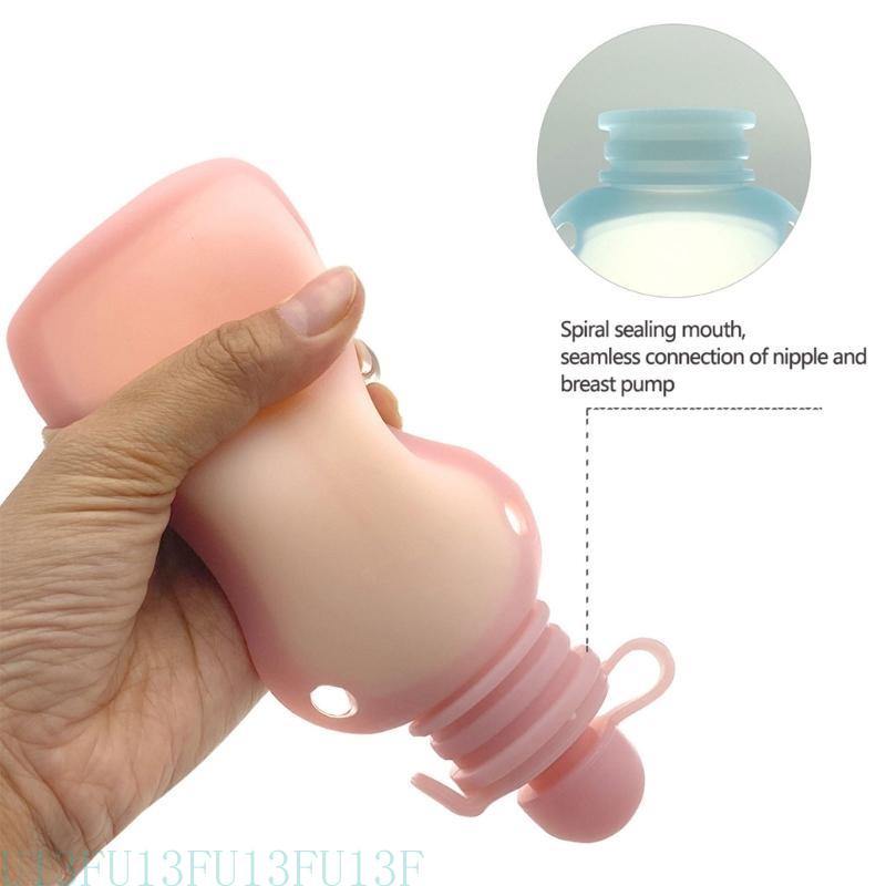 U13F 150ml補充可能なベビーフード収納バッグシリコン - Food Storage Silicone Bags のレビューと価格