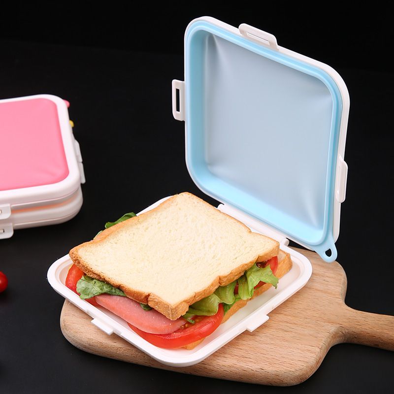 1個入りポータブルサンドイッチクリスパートースト収納ボックス - Food Storage Silicone Bags のレビューと価格
