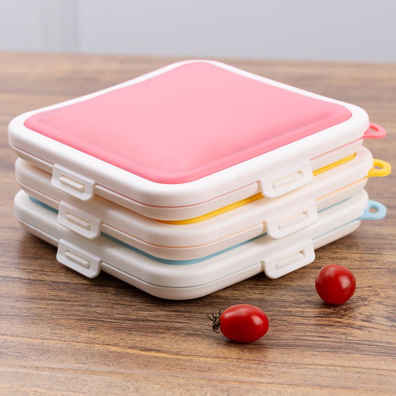 1個入りポータブルサンドイッチクリスパートースト収納ボックス - Food Storage Silicone Bags のレビューと価格
