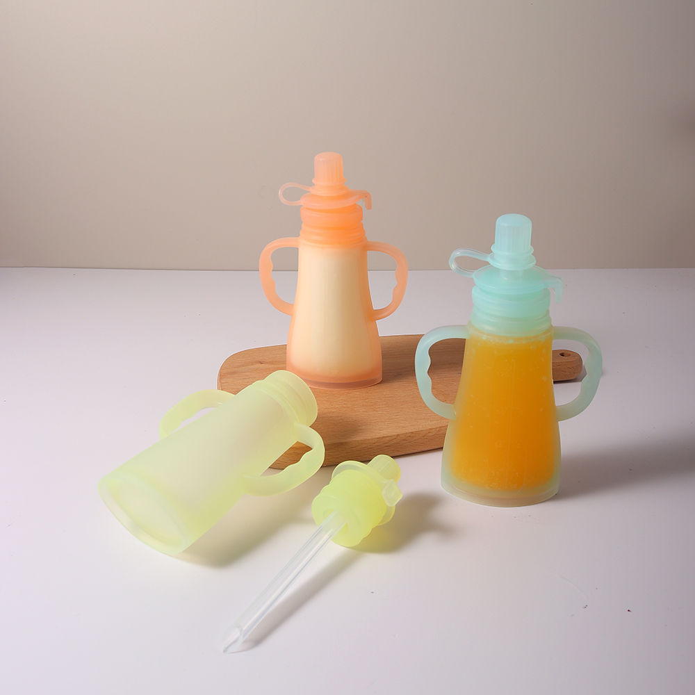 新しい再利用可能なシリコン製母乳保存バッグ、漏れ防止、吸引可 - Food Storage Silicone Bags のレビューと価格