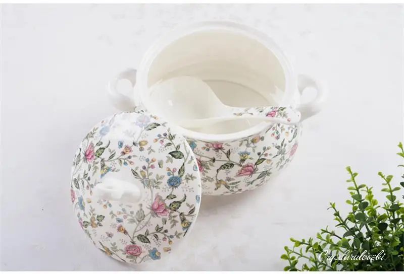 9インチ、ボーンチャイナ製の食品保存用ボウル、クラシックなデ - Food Storage Plants のレビューと価格