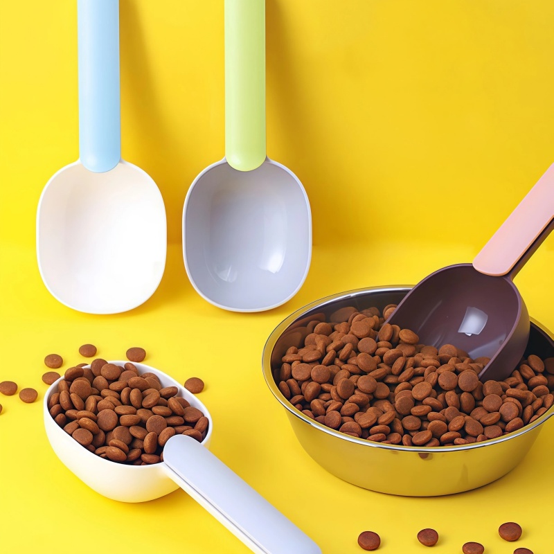 犬用フードスクープ 多機能ペット用給餌スプーン シーリングク - Food Storage With Scoop のレビューと価格