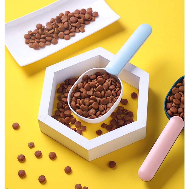 犬用フードスクープ 多機能ペット用給餌スプーン シーリングク - Food Storage With Scoop のレビューと価格