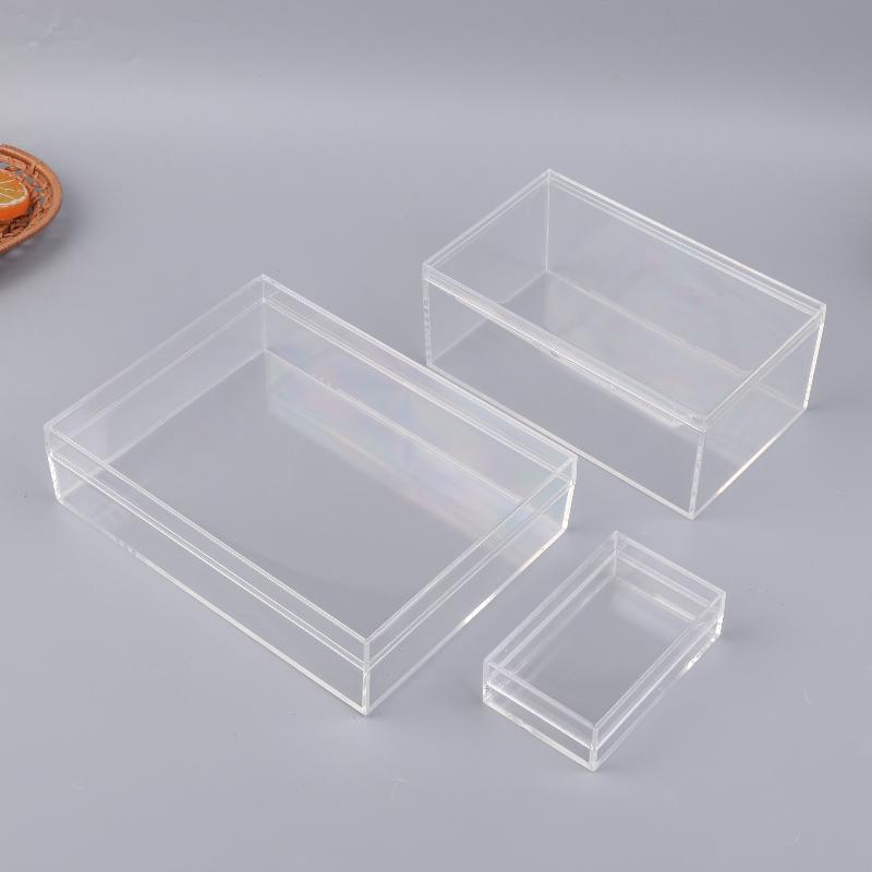 厚みのある長方形アクリル収納ボックス高透明食品ギフト包装植物 - Food Storage Plants のレビューと価格