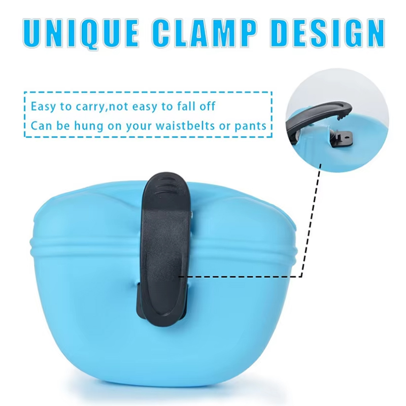 シリコーン犬用おやつポーチ磁気閉鎖ペットトレーニングフードバ - Food Storage Silicone Bags のレビューと価格