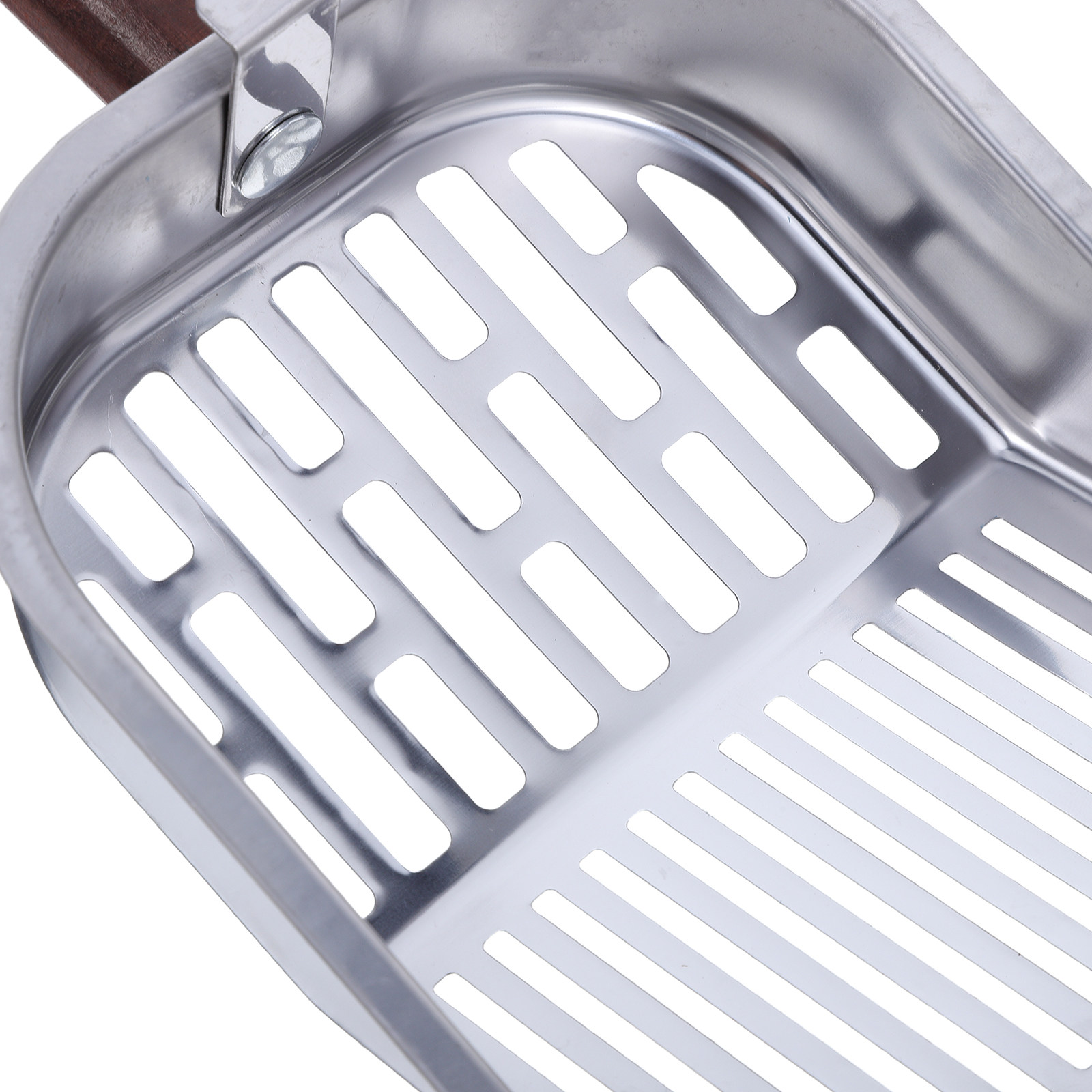 頑丈な金属製猫砂スコップ ステンレス製ふるい 人間工学に基づ - Food Storage With Scoop のレビューと価格